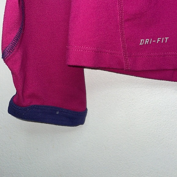 Size M Women’s Nike Pink and Purple Quarter Zip Jacket - Picture 2 of 5